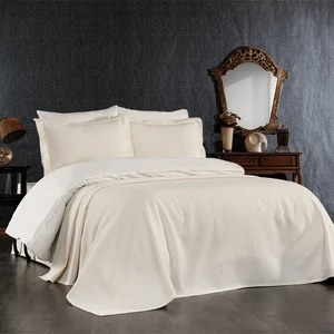 Minelya Home 7 Parça Pamuklu Pike Yatak Örtülü Bahar Koleksiyonu Mimoza Nevresim Takımı