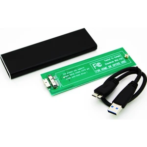 2012 MacBook Air 17+7 Pin SSD to USB 3.0 Çevirici Dönüştürücü Adaptör Harici Taşınabilir Alüminyum SSD Muhafaza Kutusu