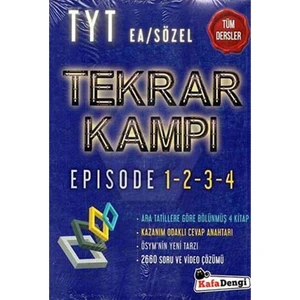 Kafa Dengi Yayınları TYT Eşit Ağırlık - Sözel Tekrar Kampı Epısode 1-2-3-4