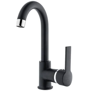 Nero Kuğu Lavabo Bataryası Dark Siyah