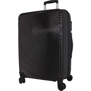 Samso Sert Silikon Kırılmaz Kabin Boy Valiz Siyah