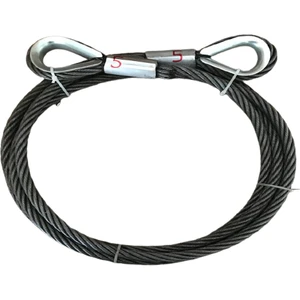 Lidersan Çelik mm  Çift Taraf Halkalı Kamyon Tır Çekme Halatı