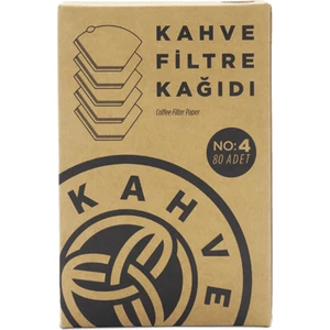 Kahve Dünyası Filtre Kahve Kağıdı No 4 ,80 ' Li