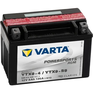 Ytx9-Bs Bakımsız Motosiklet Aküsü Powersports Agm