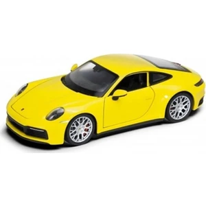 Porsche 911 Carrera 4s Sarı 1:24 Model Araba