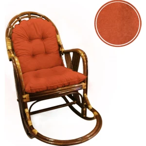 4'lü Bambu ve Bahçe Sandalyeleri Için Sırt ve Oturma Minderi Takımı