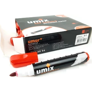 U3003 Koli Markörü Kalemi 3 mm 12'li Kırmızı