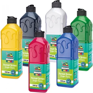 Nova Color Parmak Boyası 6 Renk 500 gr Set NC-784