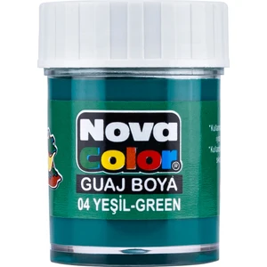 Nova Color Tek Renk Şişe Guaj Boya NC-106 Yeşil
