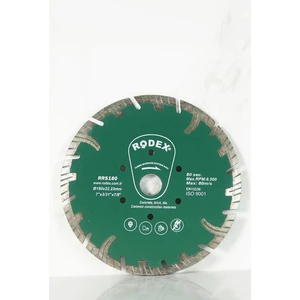 RRS180 Kanallı Turbo Elmas Kesme Diski Mermer, Tuğla, Granit, Taş 180mm