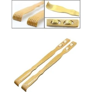 2 Adet 46 cm Bambu Sırt Kaşıyıcı