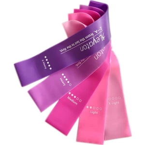 5'li Aerobik Bandı Latex Bant Set Pilates Yoga Lastiği Seti