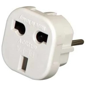 Aldım Geldi  Ingiliz Çevirici Beyaz Erkek Elektrik Priz Dönüştürücü Ag