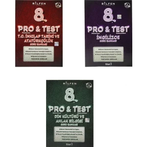 Bilfen Yayınları 8. Sınıf Protest 3'lü Kitap Seti
