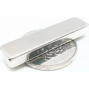 Mıknatıs Market 4 Adet 40 x 10 x 5 mm Dikdörtgen Neodyum Mıknatıs Boy 40 mm En 10 mm Kl. 5 mm