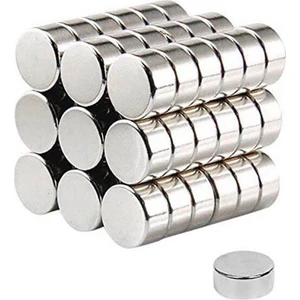 Mıknatıs Market 5 Adet 15 x 5 mm Yuvarlak Güçlü Neodyum Mıknatıs Çap 15 mm Kalınlık 5 mm