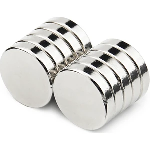 Mıknatıs Market 4 Adet 18 x 4 mm Yuvarlak Güçlü Neodyum Mıknatıs Çap 18 mm Kalınlık 4 mm