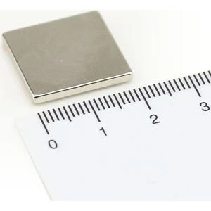 Mıknatıs Market 5 Adet 20 x 20 x 2 mm Dikdörtgen Neodyum Mıknatıs Boy 20 mm En 20 mm Kl. 2 mm
