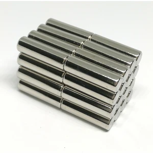 Mıknatıs Market 10 Adet 6 x 25 mm Yuvarlak Güçlü Neodyum Mıknatıs Çap 6 mm Kalınlık 25 mm