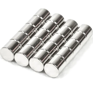Mıknatıs Market 25 Adet 6 x 6 mm Yuvarlak Güçlü Neodyum Mıknatıs Çap 6 mm Kalınlık 6 mm