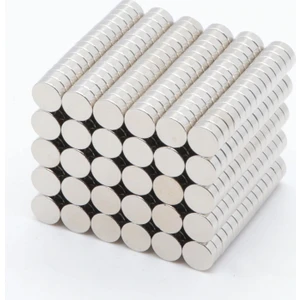 Mıknatıs Market 50 Adet 8 x 2 mm Yuvarlak Güçlü Neodyum Mıknatıs Çap 8 mm Kalınlık 2 mm