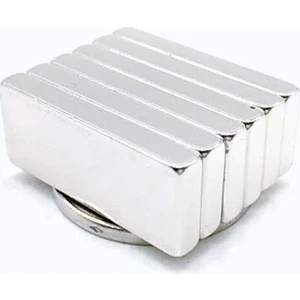 Mıknatıs Market 5 Adet 30 x 10 x 5 mm Dikdörtgen Neodyum Mıknatıs Boy 30 mm En 10 mm Kl. 5 mm