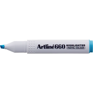 660 Fosforlu Kalem Kesik Uç:1,0-4,0mm Pastel Blue