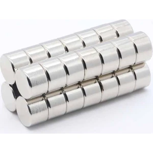 Mıknatıs Market 3 Adet 15 x 10 mm Yuvarlak Güçlü Neodyum Mıknatıs Çap 15 mm Kalınlık 10 mm