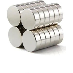 Mıknatıs Market 15 Adet 10 x 2,5 mm Yuvarlak Güçlü Neodyum MıknatısÇap 10 mm Kalınlık 2,5 mm