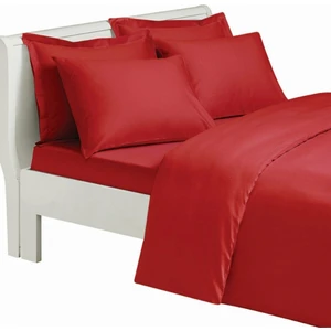 Ranforce Kumaş Lastikli Battal Boy Çarşaf Takımı 180x200 Kırmızı