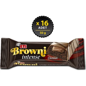 browni intense çikolatali kek 50 g x 16 adet