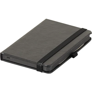 Trend Hediyelik Kenarları Boyalı Konsept Termoderi Kapaklı Not Defteri 9 x 14 cm Siyah
