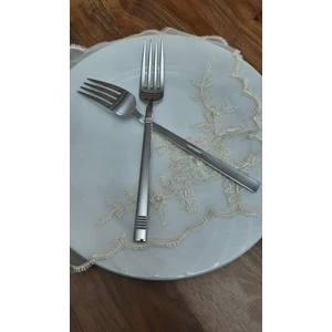 6 Adet Turkuaz Yemek Çatalı
