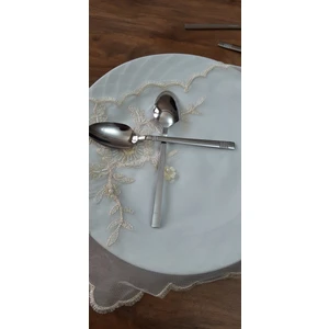 6 Adet Turkuaz Tatlı Kaşık