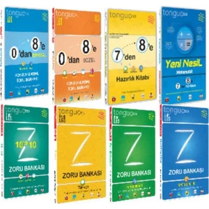 Tonguç Akademi Tonguç 8. Sınıf 0'dan 8'e Telafi Eğitim Seti ve Zoru Bankası Full Set