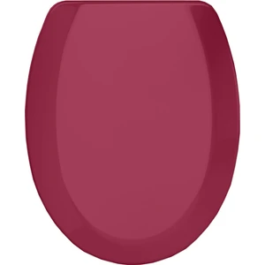 Rona Parlak Bordo Tisa Thermoplast Standart Klozet Kapağı (Üstten Monte)