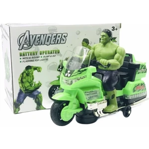 Avengers Hulk Motosiklet Müzikli ve Işıklı