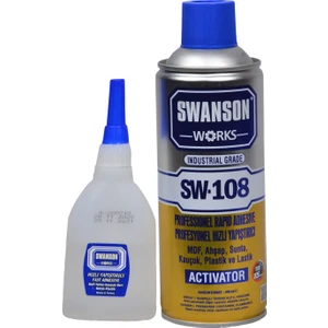 Mdf Kit Profesyonel Hızlı Yapıştırıcı Seti 400 + 100 ml Ahşap Sunta Kauçuk Plastik