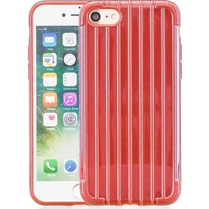 Apple İphone 87Se 2 2020 Trunk Lines İnce Soft Silikon Kılıf Al32256 Kırmızı