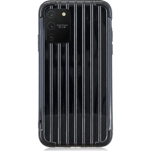 Samsung Galaxy S10 Litea91 Trunk Lines İnce Soft Silikon Kılıf Al32176 Siyah