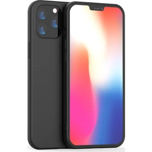 Apple İphone 12 Mini 5.4 Liquid Silicone Lansman Soft Silikon Kılıf Al33240 Siyah