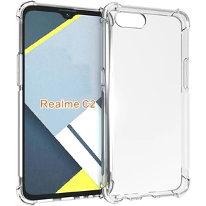 Oppo Realme C2 Antidrop Darbe Emici Silikon Kılıf Al32190 Şeffaf