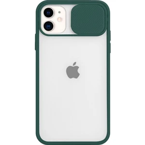 Mi7A Apple İphone 11 6.1'' Kamera Lens Korumalı Kılıf Koyu Yeşil