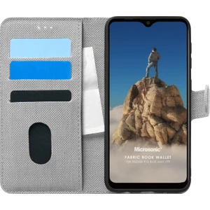 Reeder P13 Blue Max Lite Kılıf Fabric Book Wallet Gri