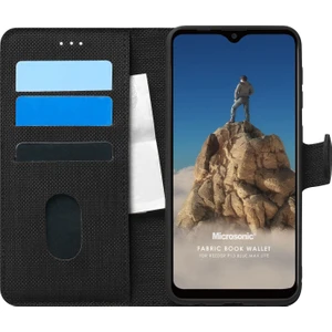 Reeder P13 Blue Max Lite Kılıf Fabric Book Wallet Siyah