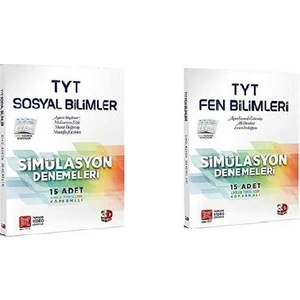 Çözüm Yayınları 3D  TYT Sosyal Bilimler ve Fen Bilimleri Simülasyon Deneme Seti