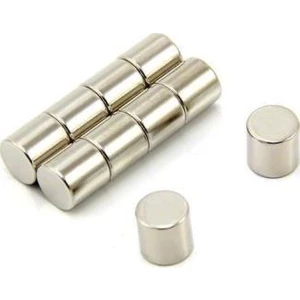 Yuvarlak Neodyum Mıknatıs Güçlü 10x10 mm (10 Adet)