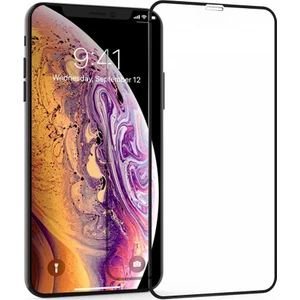 Apple İphone Xr Güçlendilmiş Kenarlı Tam Kaplama Cam Ekran Koruyucu Şeffaf