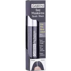 Siyah Saç Maskarası 50 ml Tüm Saç Tipleri için Suya Dayanıklı Pratik Kullanım