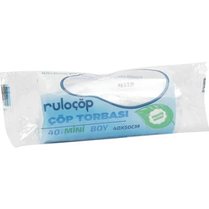 Çöp Torbası Mini Boy 40 x 50 cm Şeffaf